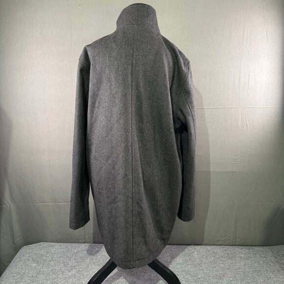 Joseph Abboud Coat Men’s M Wool Blend Jacket Formal Button Up Double Zip Gray - Picture 3 of 13